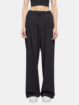 Urban Classics Ladies Ultra Wide Pleat-Front Pants