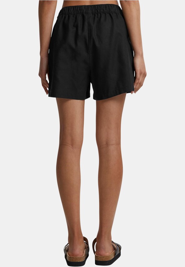 Ladies Linen Mixed Boxer Shorts-1