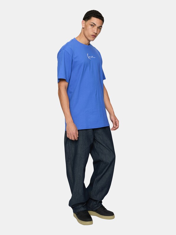 KM-TE011-091-02 Small Signature Essential Tee blue-2