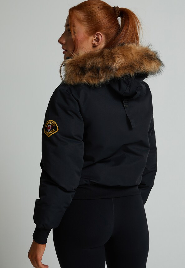 W GABELLIA HOODED BOMBER JACKET-1