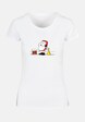 Ladies Peanuts Snoopy Santa Basic-2