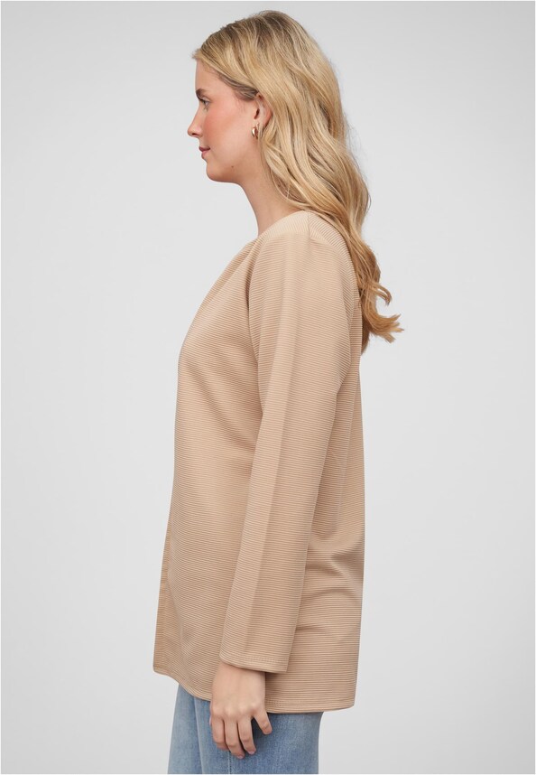 Cloud5ive Damen Strickjacke offener ribbed Cardigan-3