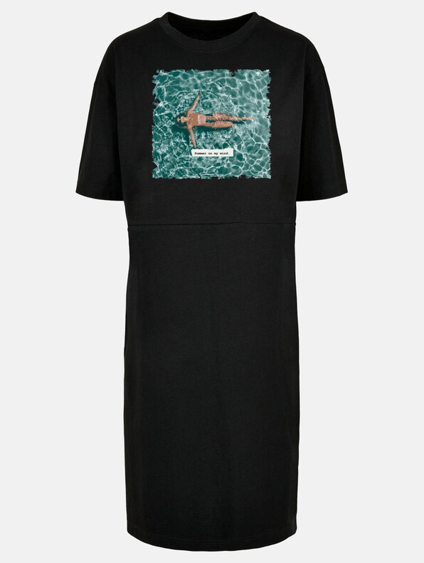 Ladies Summer - On My Mind Oversized Slit Dress-4