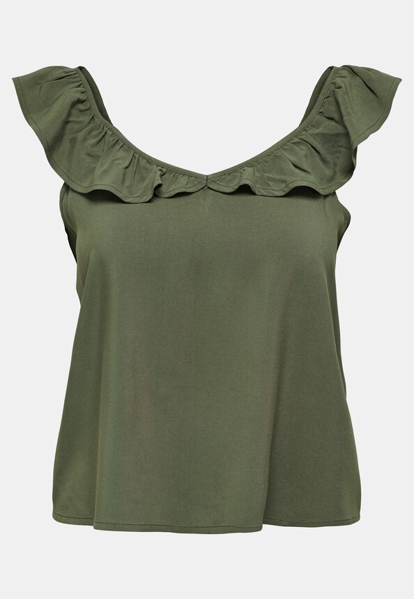 ONLY Damen V-Neck Viskose-5