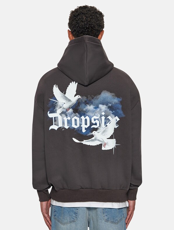 Dropsize Heavy Cloud Dove Hoodies-1