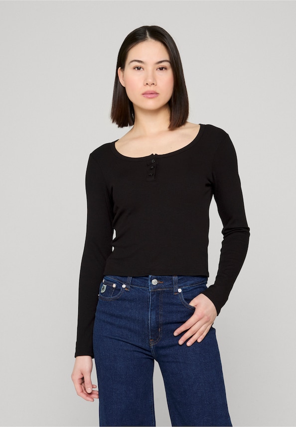 Rib push longsleeve-0