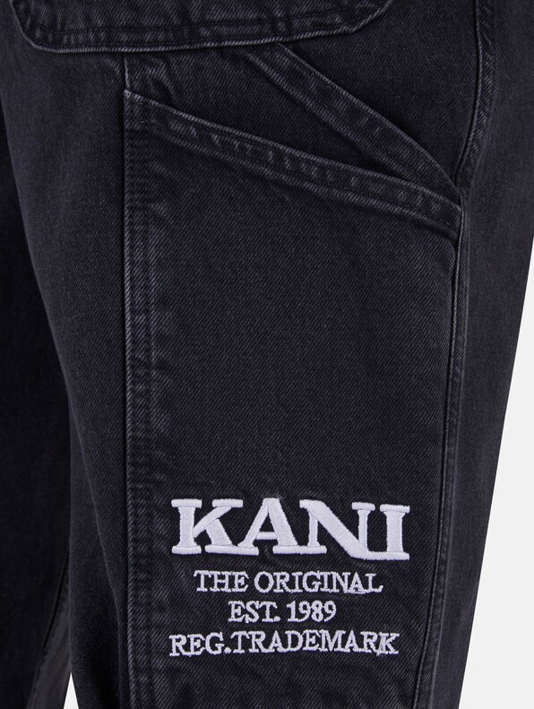 Retro Tape Workwear Denim Loose Fit-4