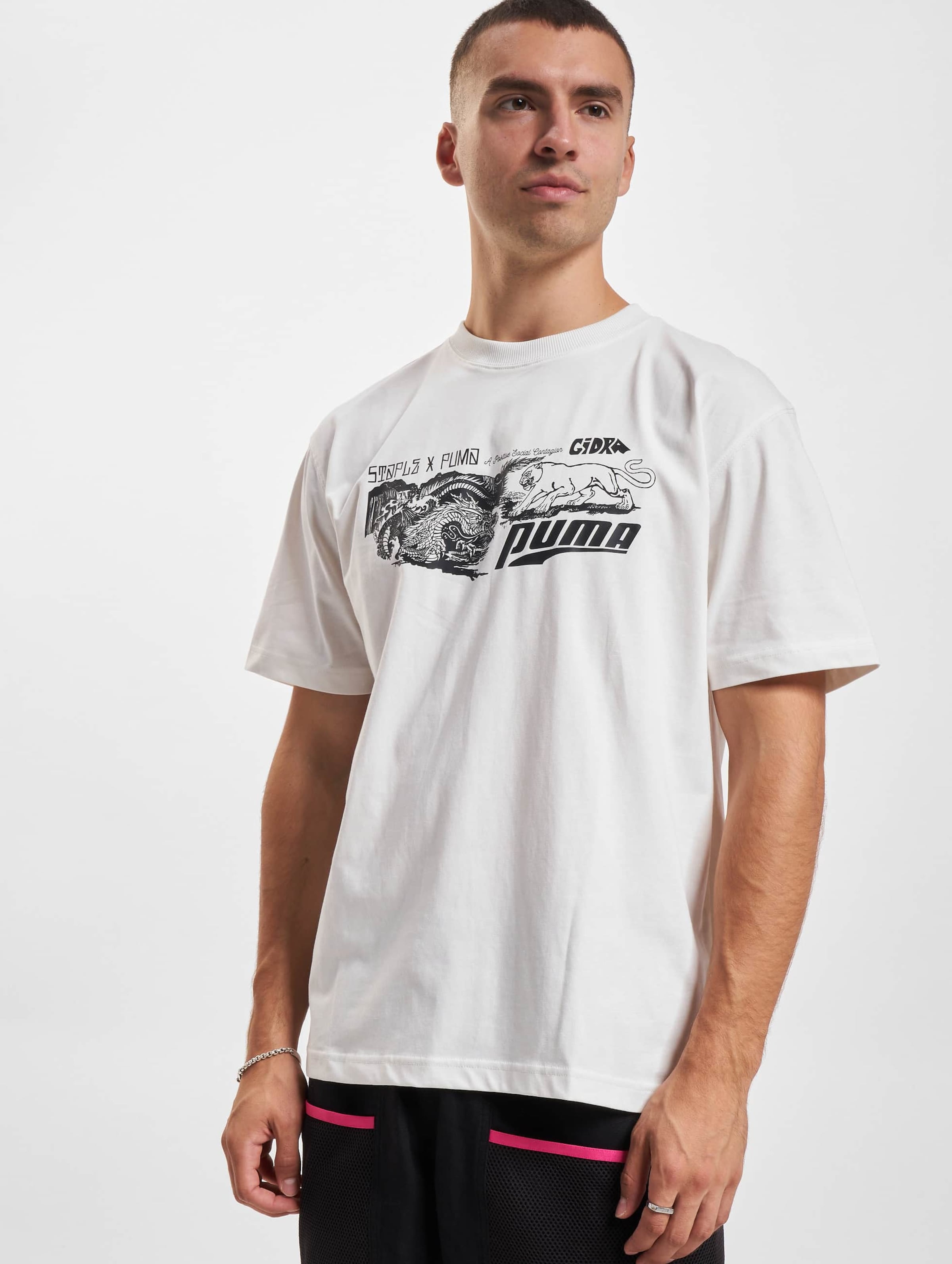 Puma X Staple Graphic T-Shirt Mannen op kleur wit, Maat 2XL