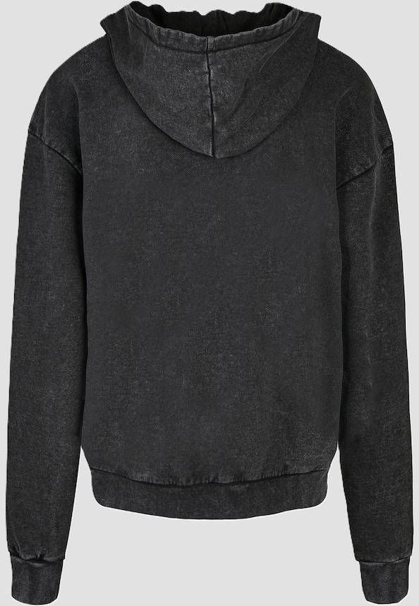 Motorhead - 50th Warpig Flames Acid Washed Oversized Hoody-3