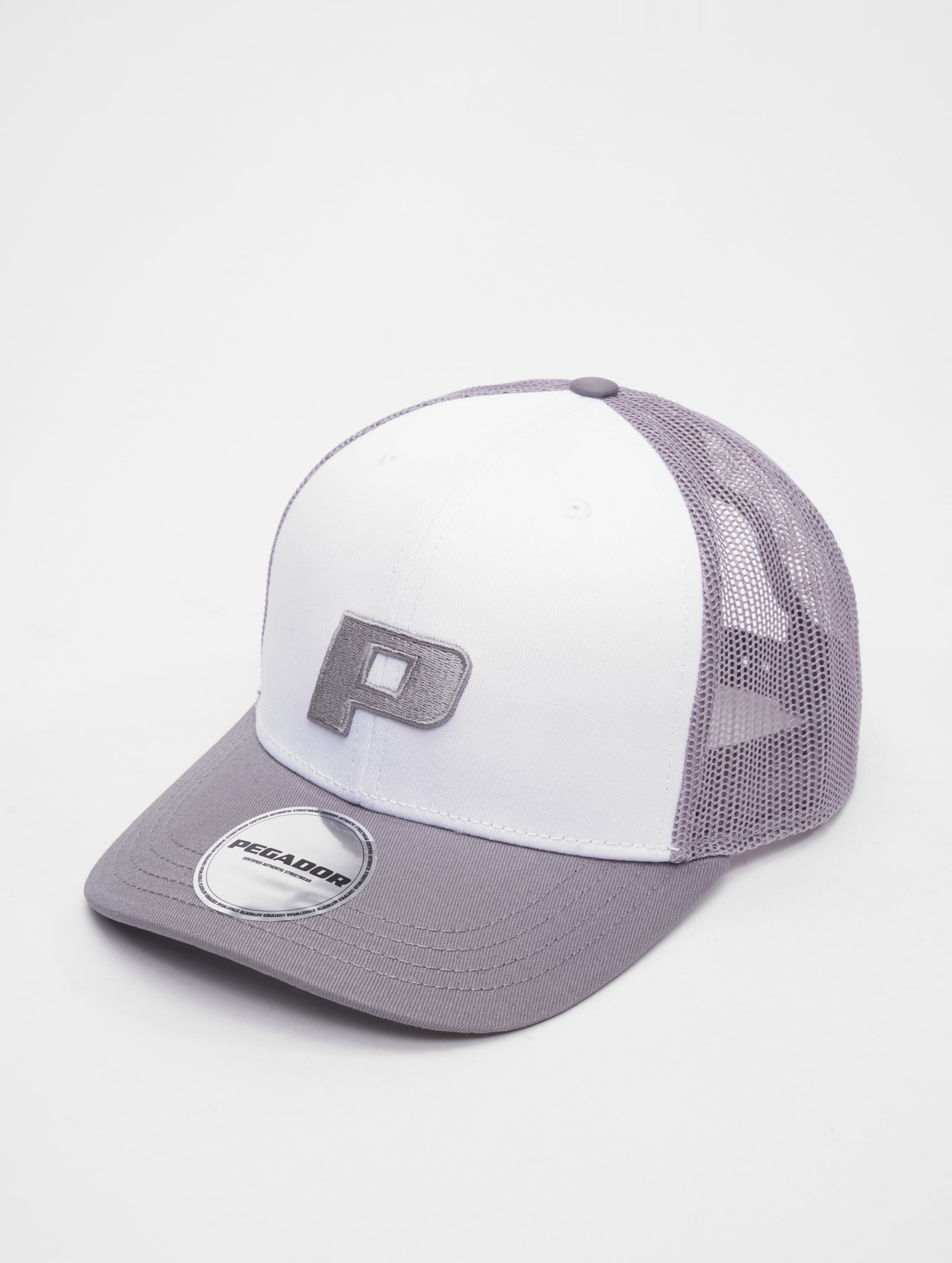 PEGADOR Logo Baseball Trucker Cap Frauen,Männer,Unisex op kleur grijs, Maat ONE_SIZE