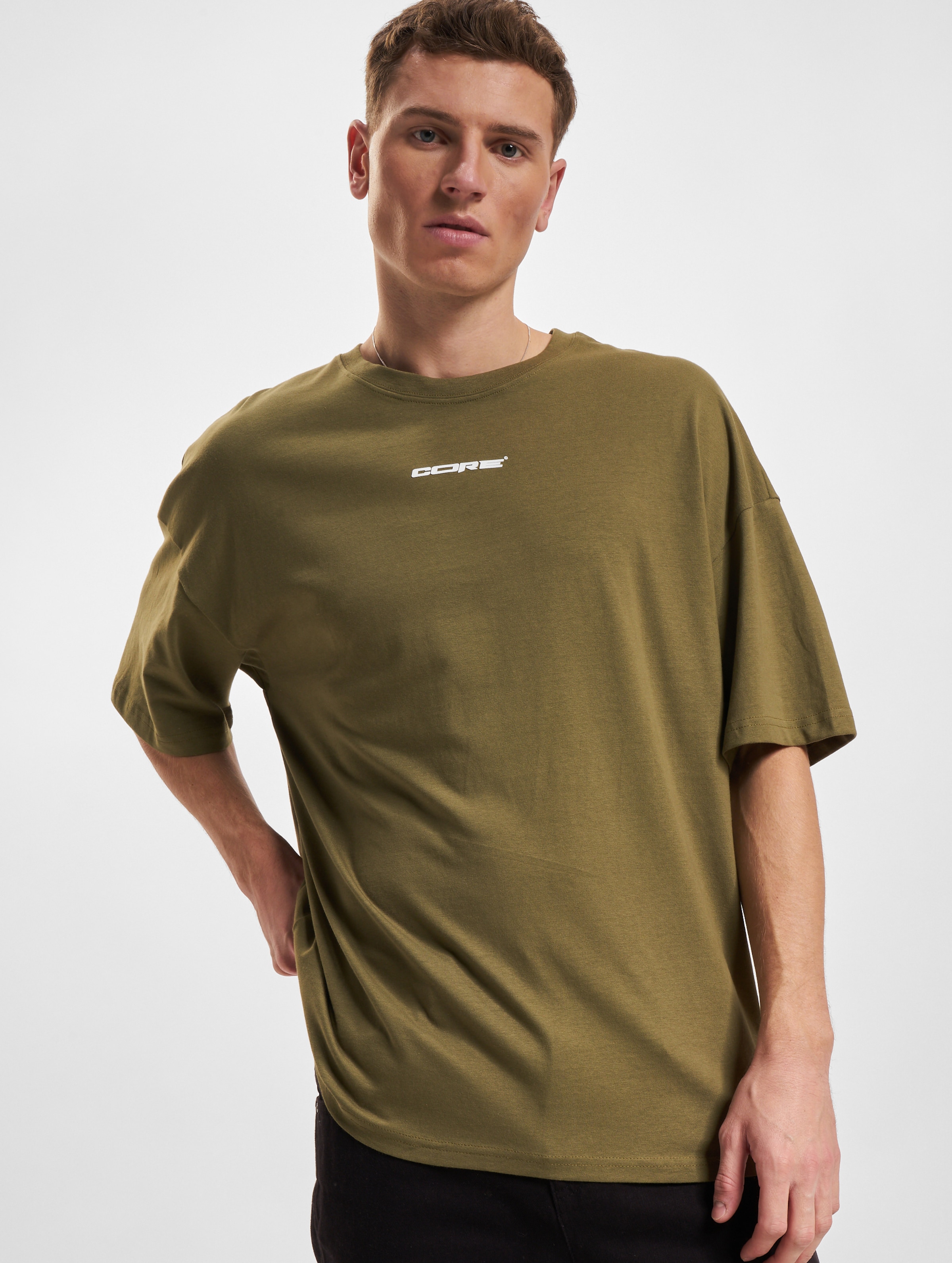 Jack & Jones Jcocoal Crew Neck T-Shirt Mannen op kleur groen, Maat M