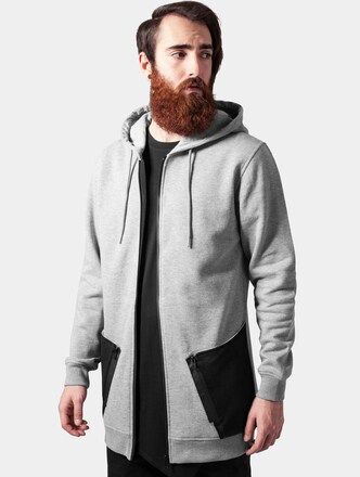 Long Peached Tech Zip Hoody