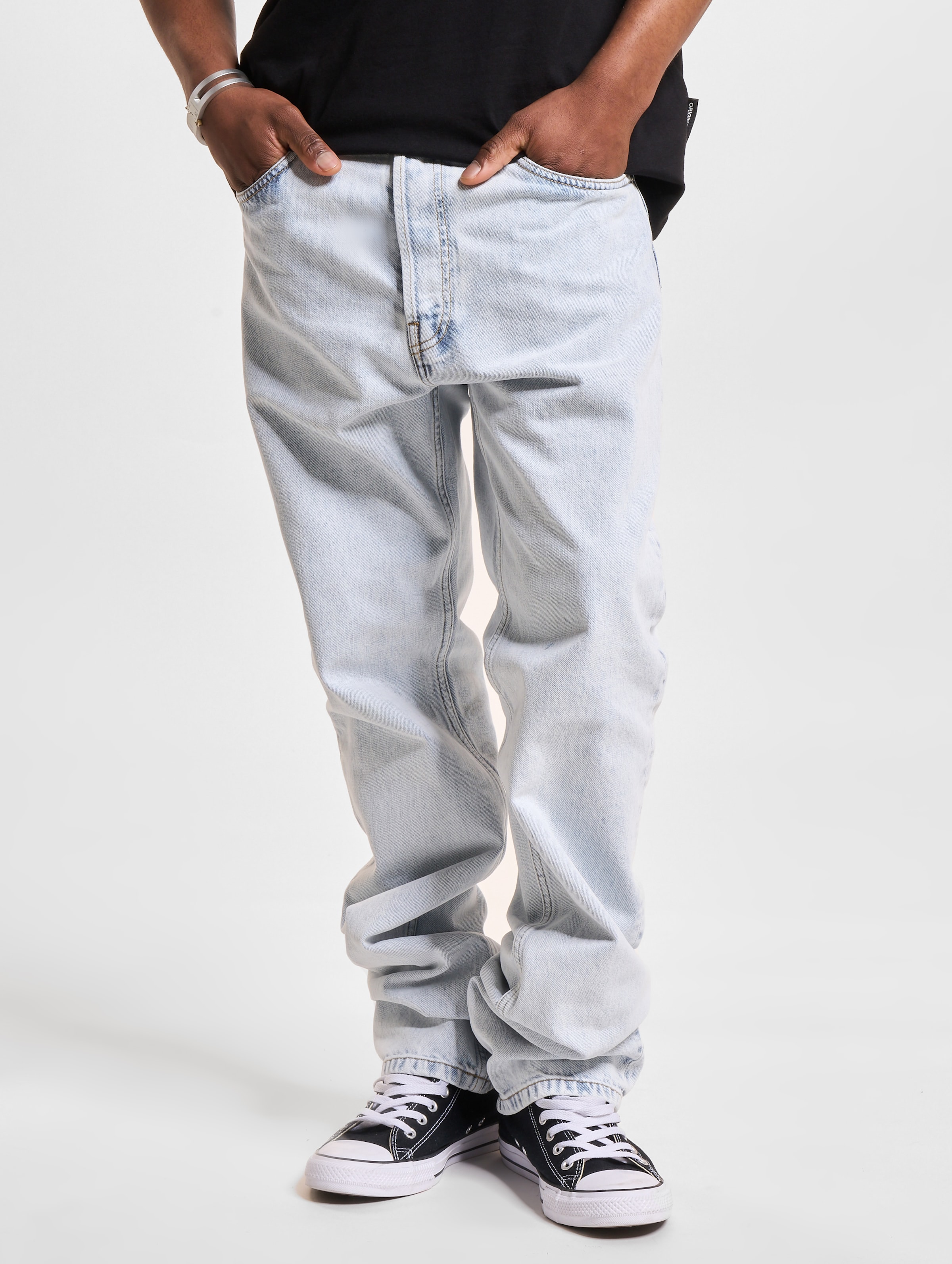 Carhartt WIP Nolan Straight Fit Jeans Mannen op kleur blauw, Maat 3632