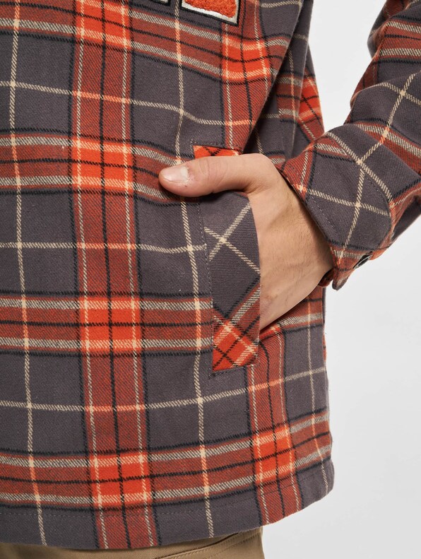 KM224-014-1 KK Chest Signature Heavy Flannel Overshirt-5