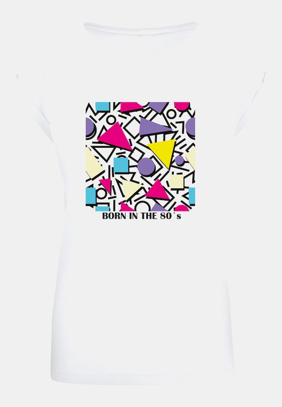 Ladies Geometric Retro Extended Shoulder-2