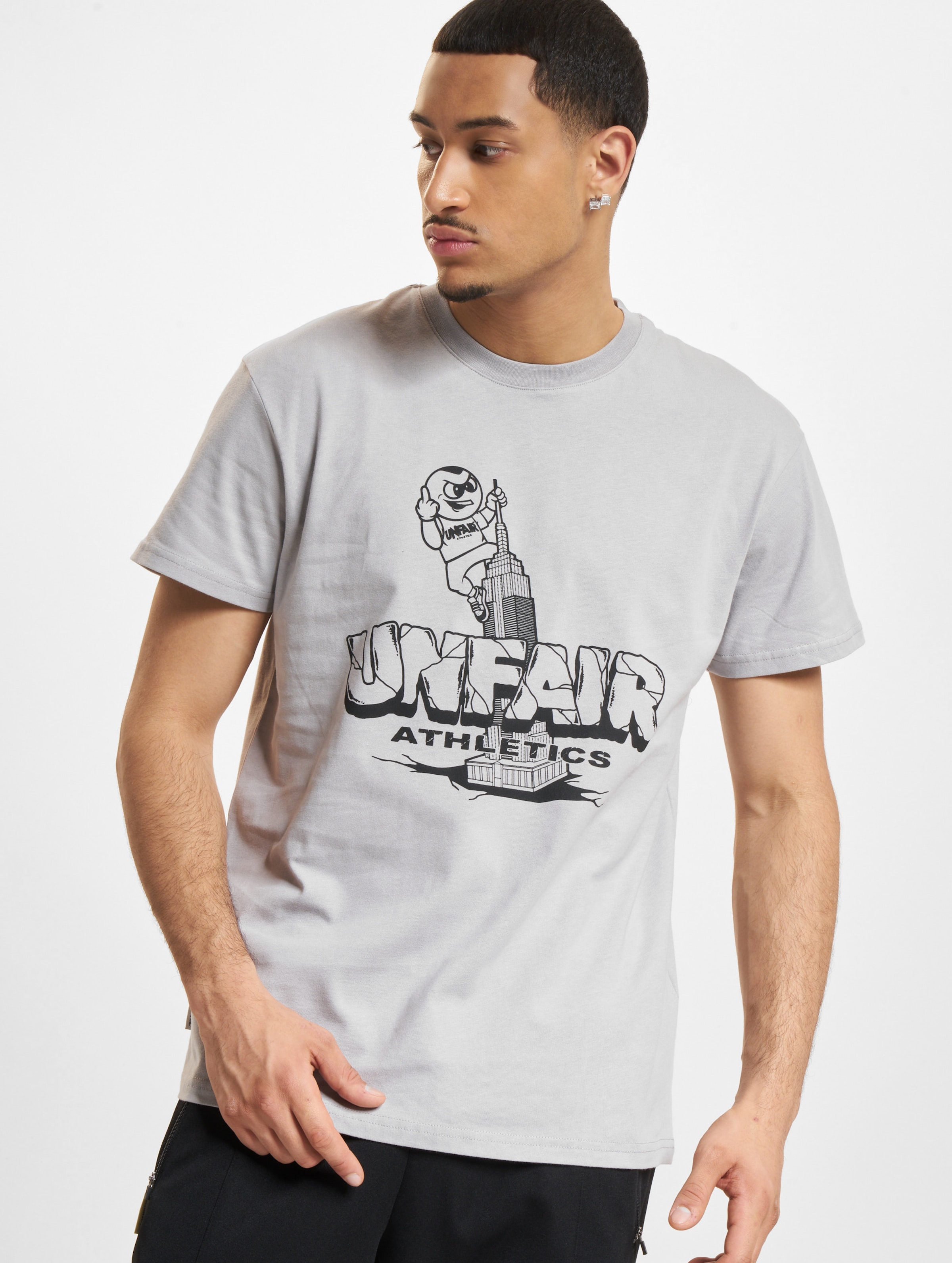 UNFAIR ATHLETICS PB KING T-Shirt Männer,Unisex op kleur grijs, Maat 3XL