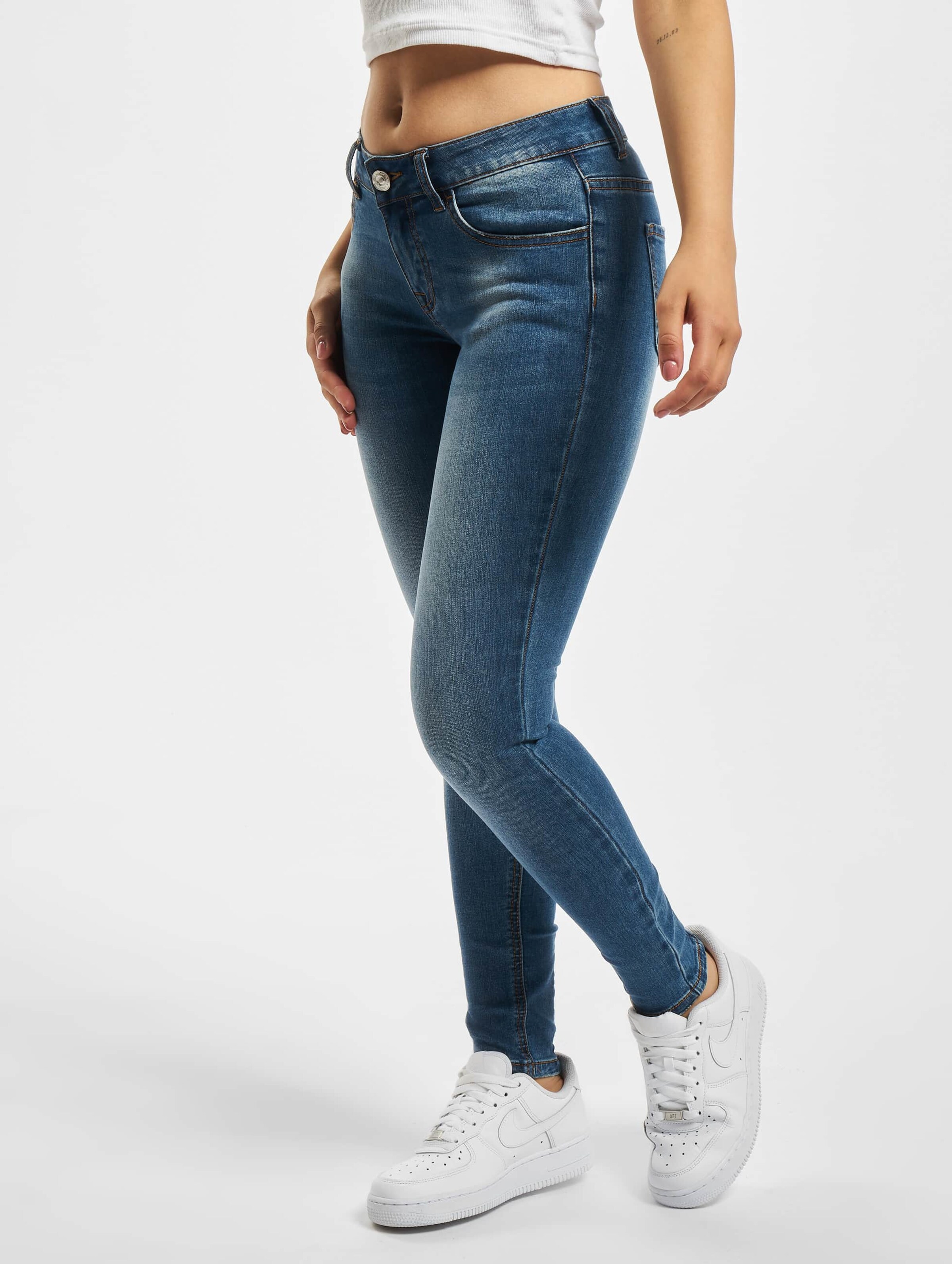Fornarina UMBRIA Skinny Jeans Unisex op kleur blauw, Maat 25