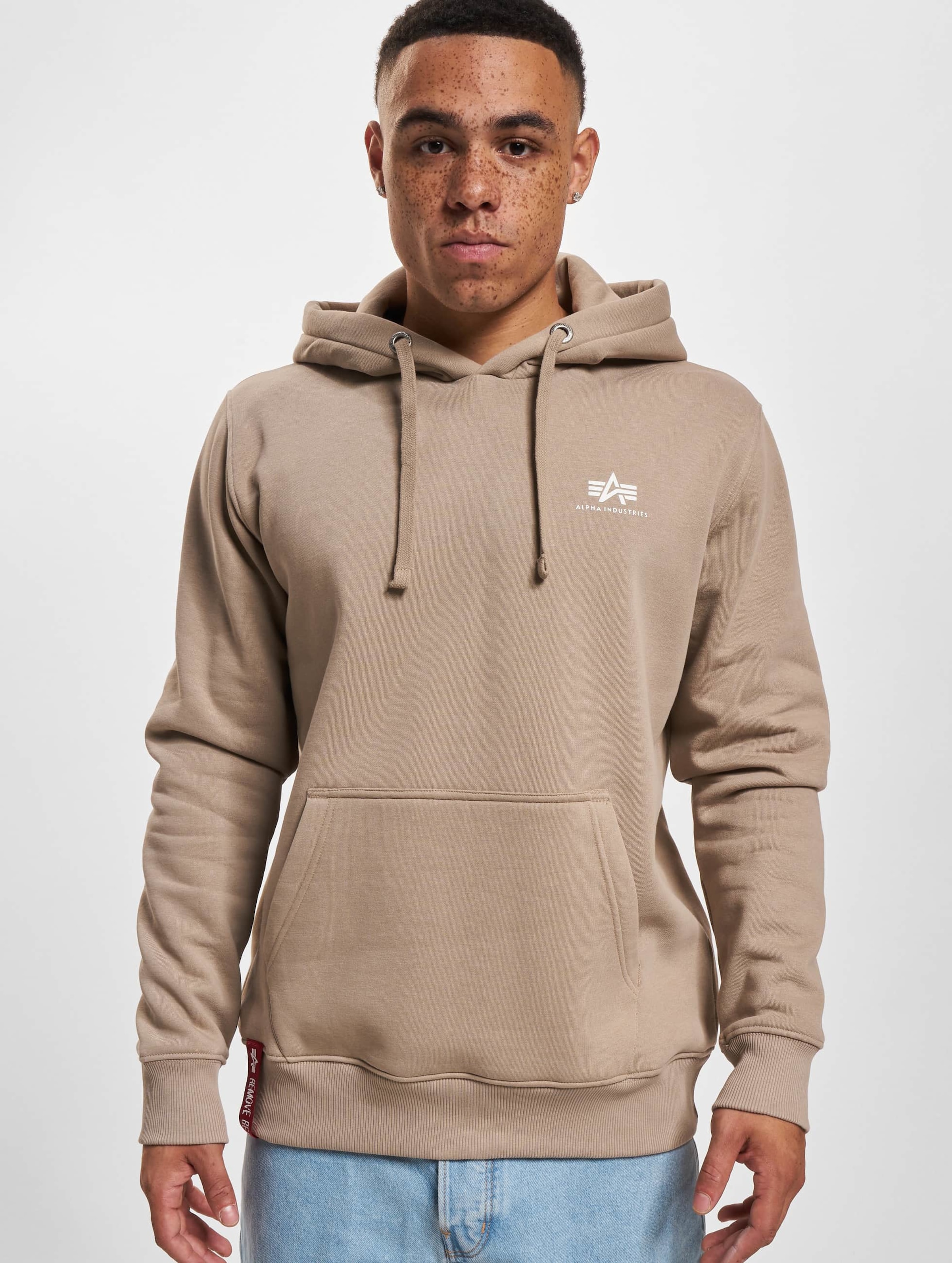 Alpha Industries Basic Small Logo Hoodies | DEFSHOP | 72592