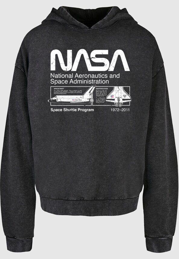 Nasa - Space Shuttle Program Acid Washed Oversize-2