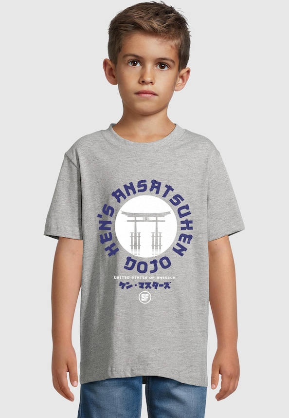 Kids Street Fighter - Ken's Dojo Basic T-Shirt-0