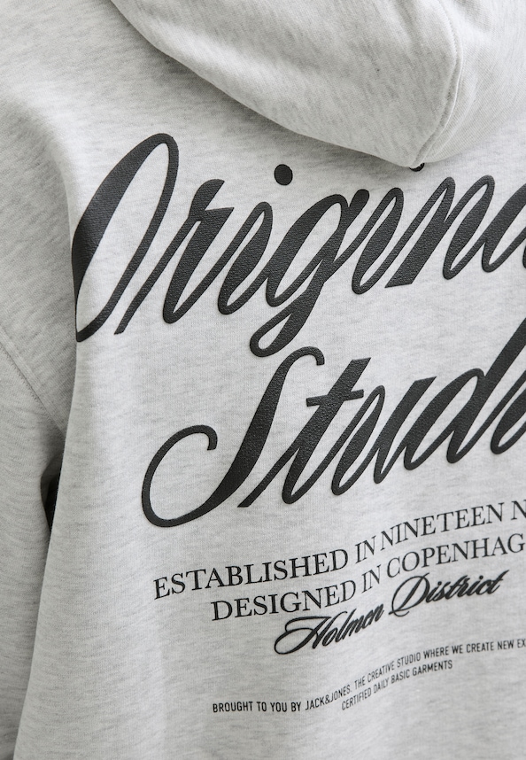 JORNORREBRO TYPO BACK SWEAT HOOD SN-4