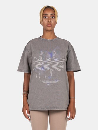 Ladies METAMORPHOSE V.5 Acid Washed Heavy Oversized Tee