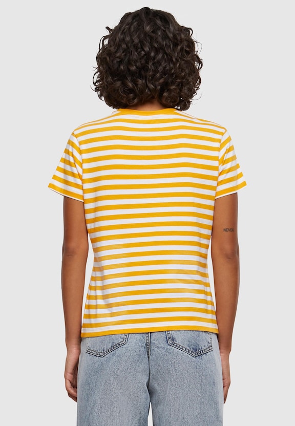 Ladies Regular Striped Tee-0