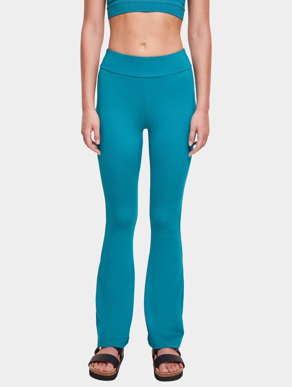 Ladies Recycled High Waist Flared -2