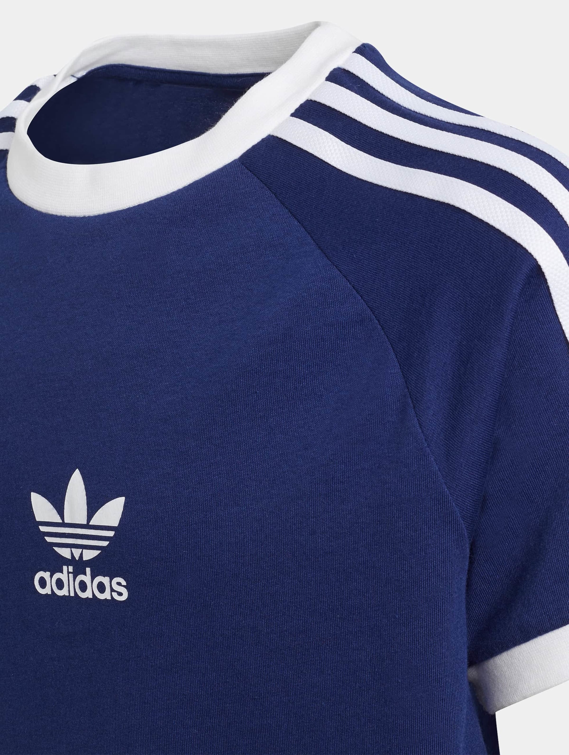 Adidas originals shop striped jersey t-shirt