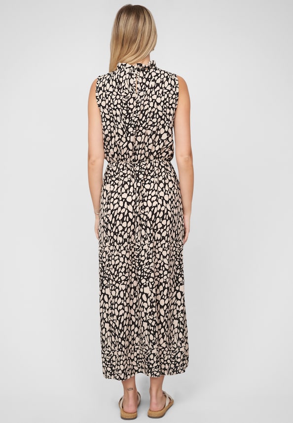 Maxi Dress with aop animal print-1