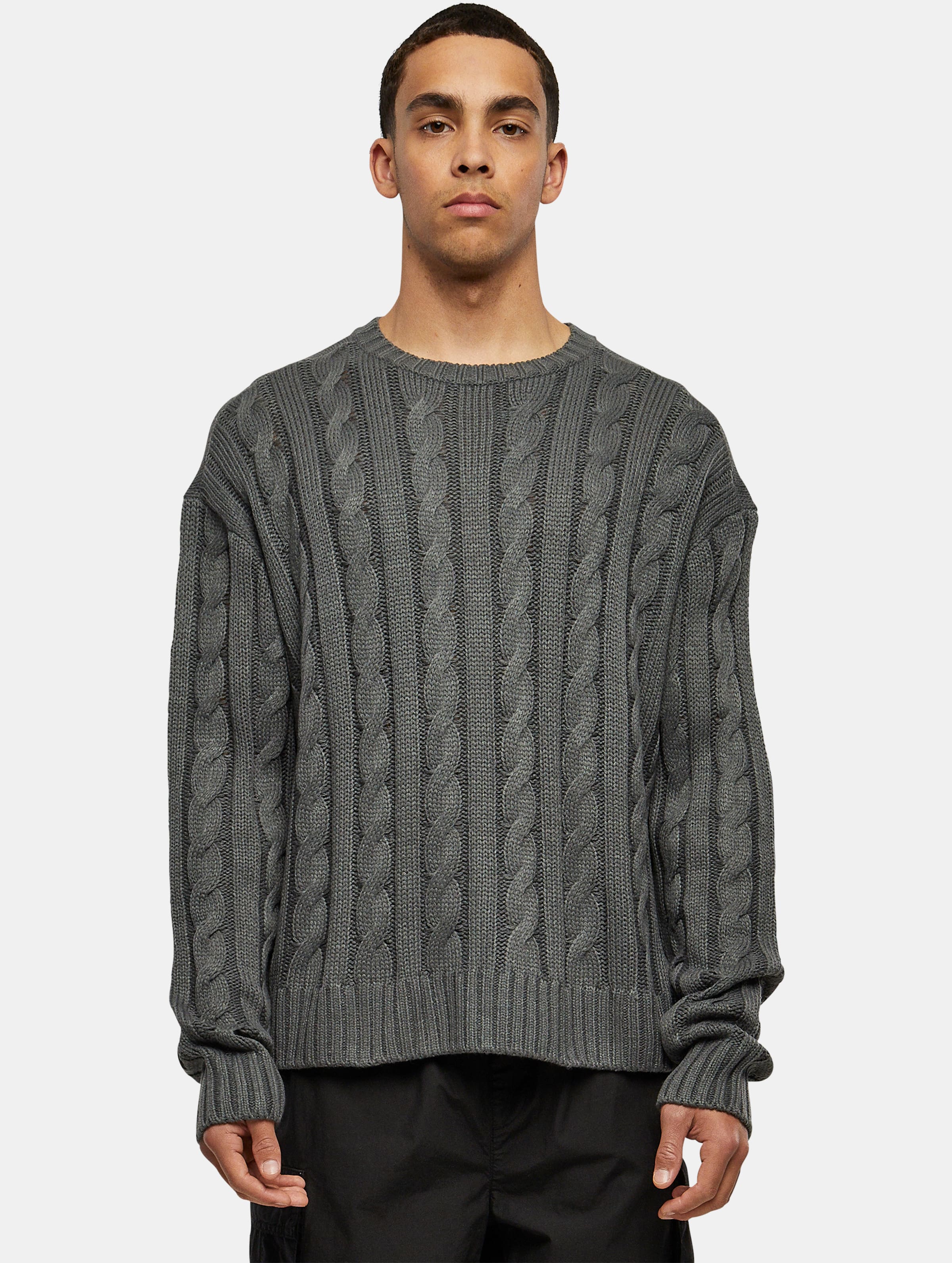 Urban Classics - Boxy Sweater/trui - 4XL - Grijs