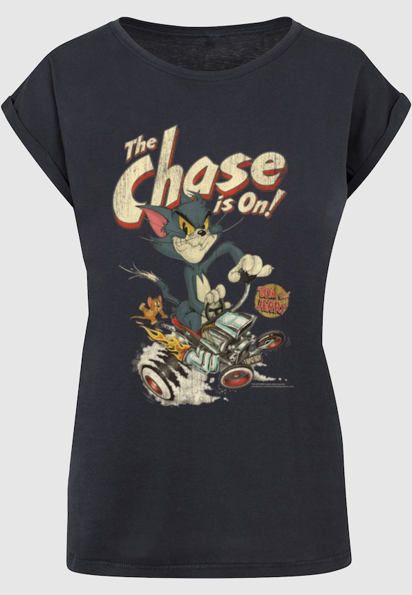 Ladies Tom and Jerry - The Chase Is On T-Shirt-2