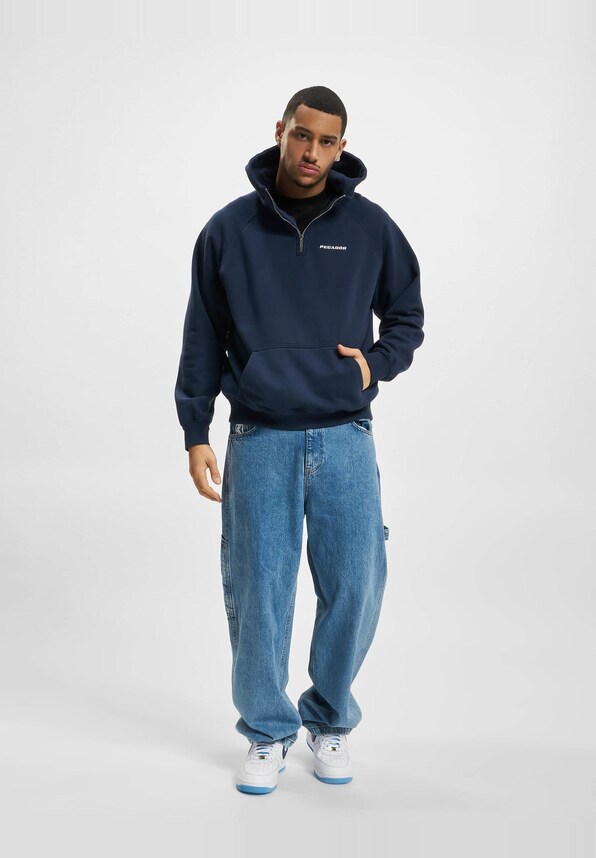 Logo Oversized Halfzip-4