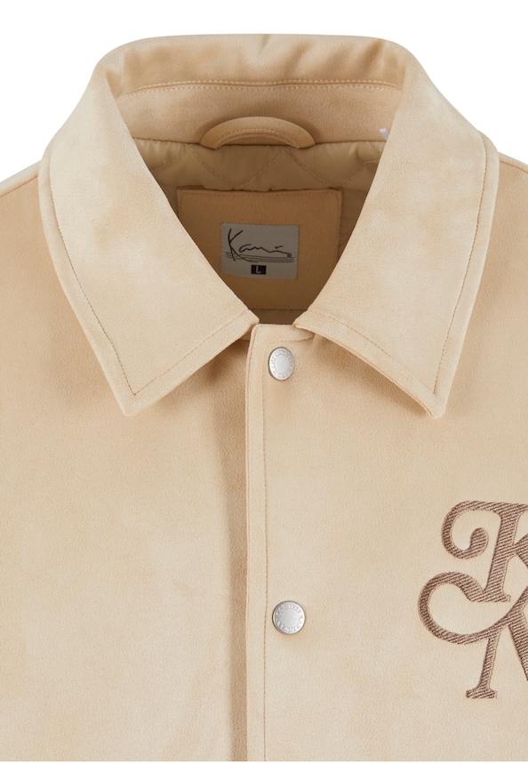 Kani Legacy Faux Suede Bowling Jacket-3