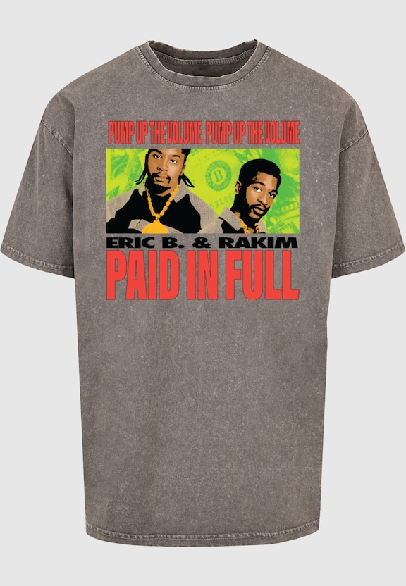Eric B & Rakim - Pump up the volume Acid Washed Heavy Oversize Tee-4