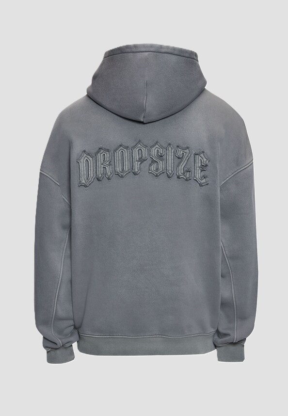 SELF FABRIC PATCH HOODIE-5