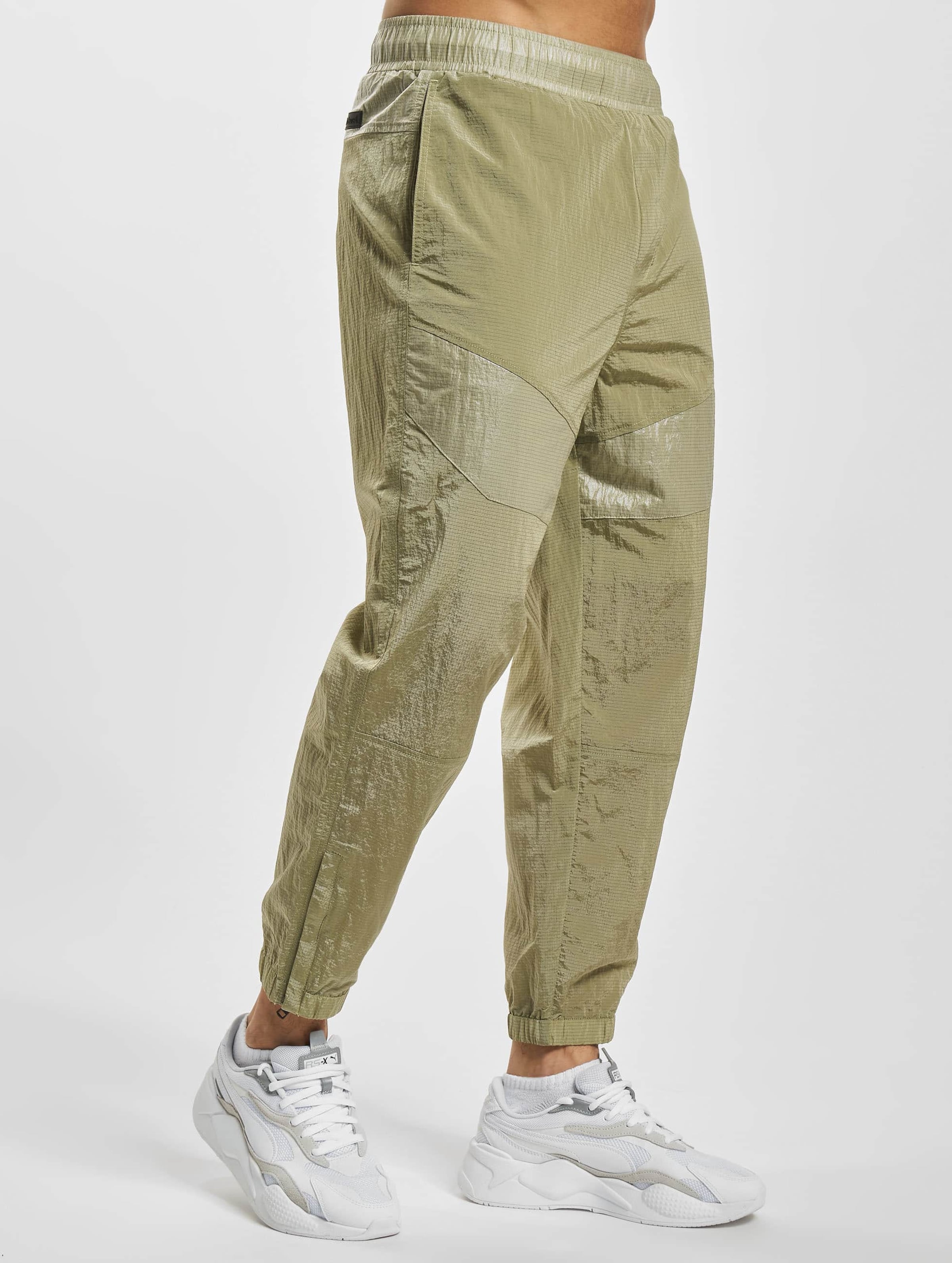 Wet look 2024 track pants