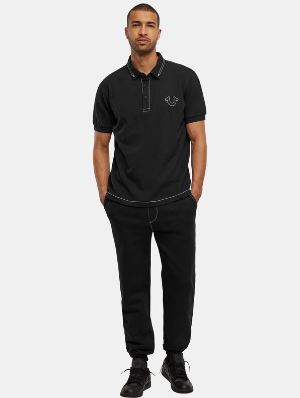 True Religion RELAXED BIG T EMBRO PIQUE POLO-4