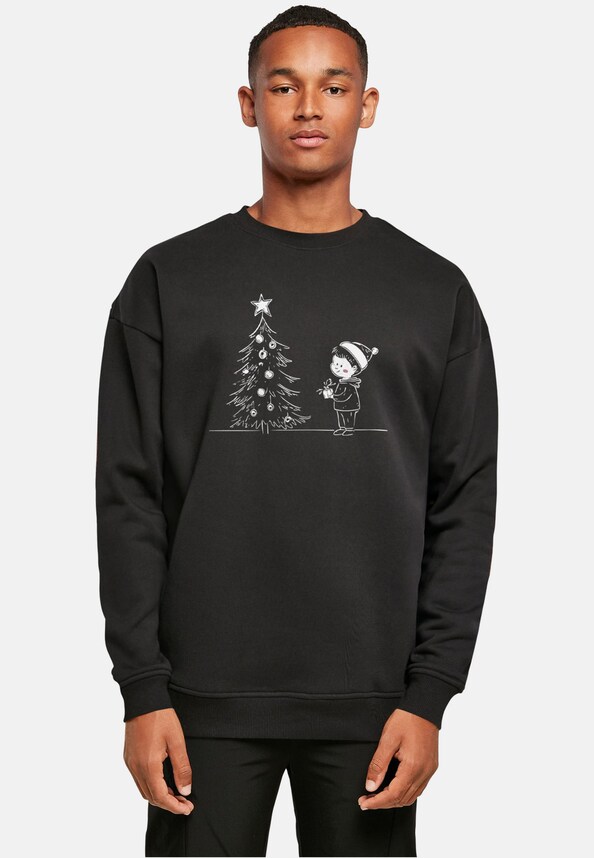 Christmas Cute Kid Crewneck-0