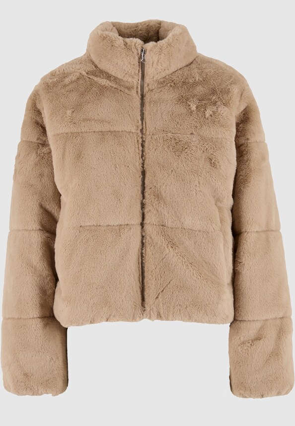 Ladies Short Faux Fur-3