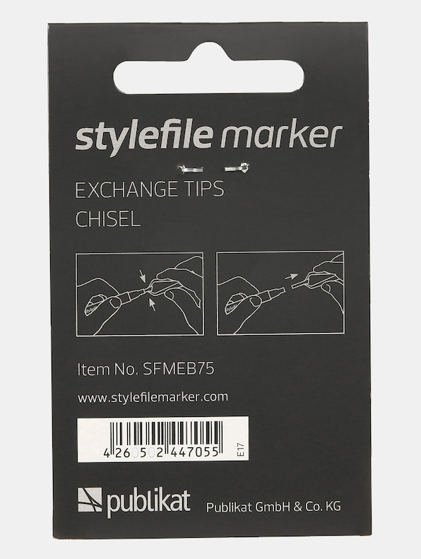 Stylefile Marker Chisel Ersatzspitzen 7pcs-3