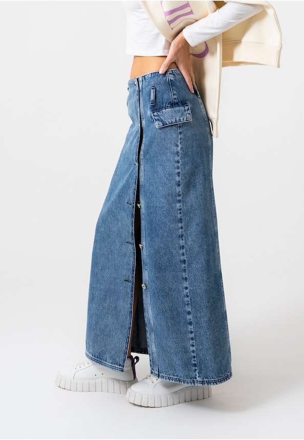 Aspen Denim Skirt-2