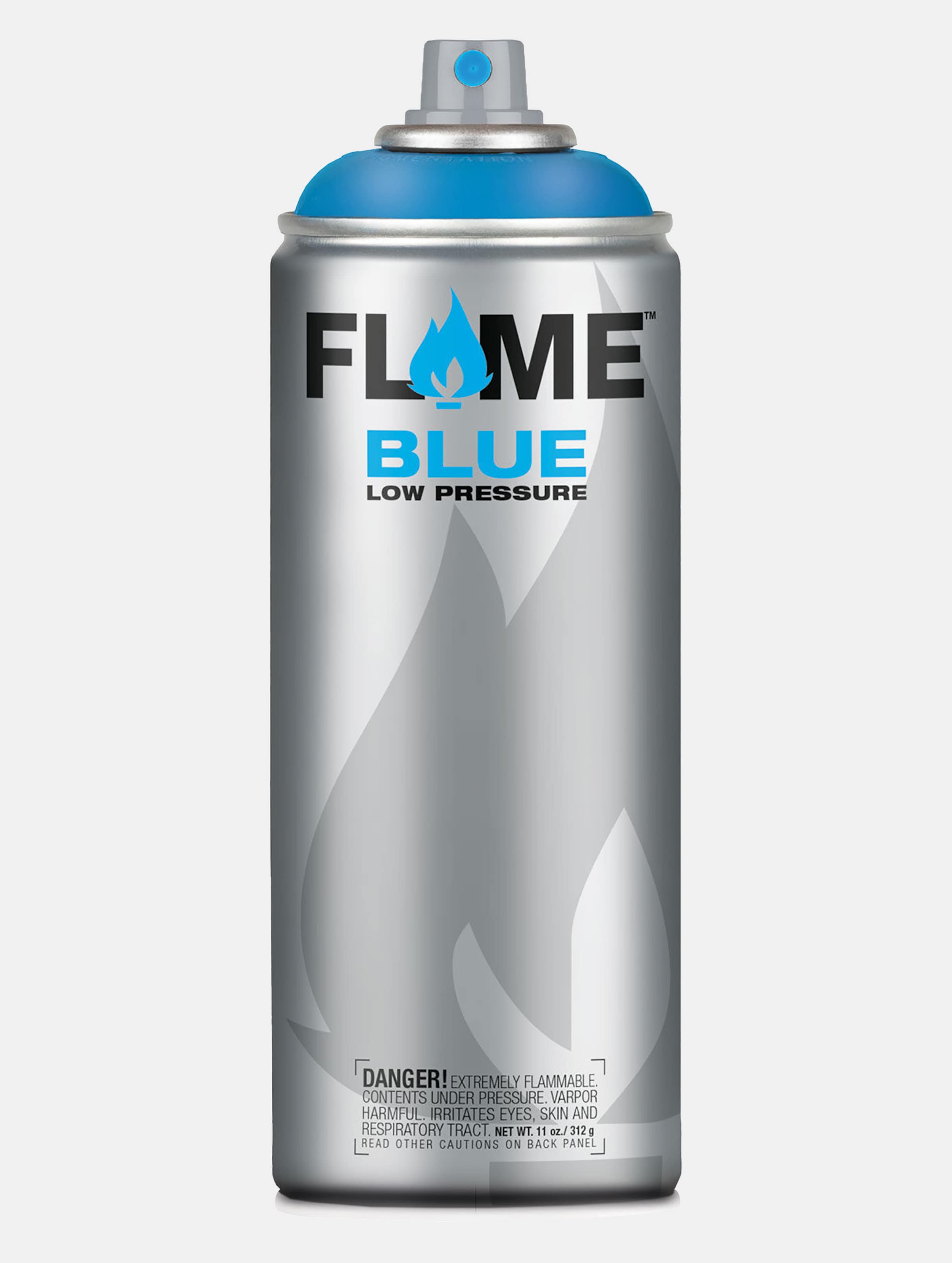 Molotow Flame Blue - Spray Paint - Spuitbus verf - Synthetisch - Lage druk - Matte afwerking - 400 ml - beige brown