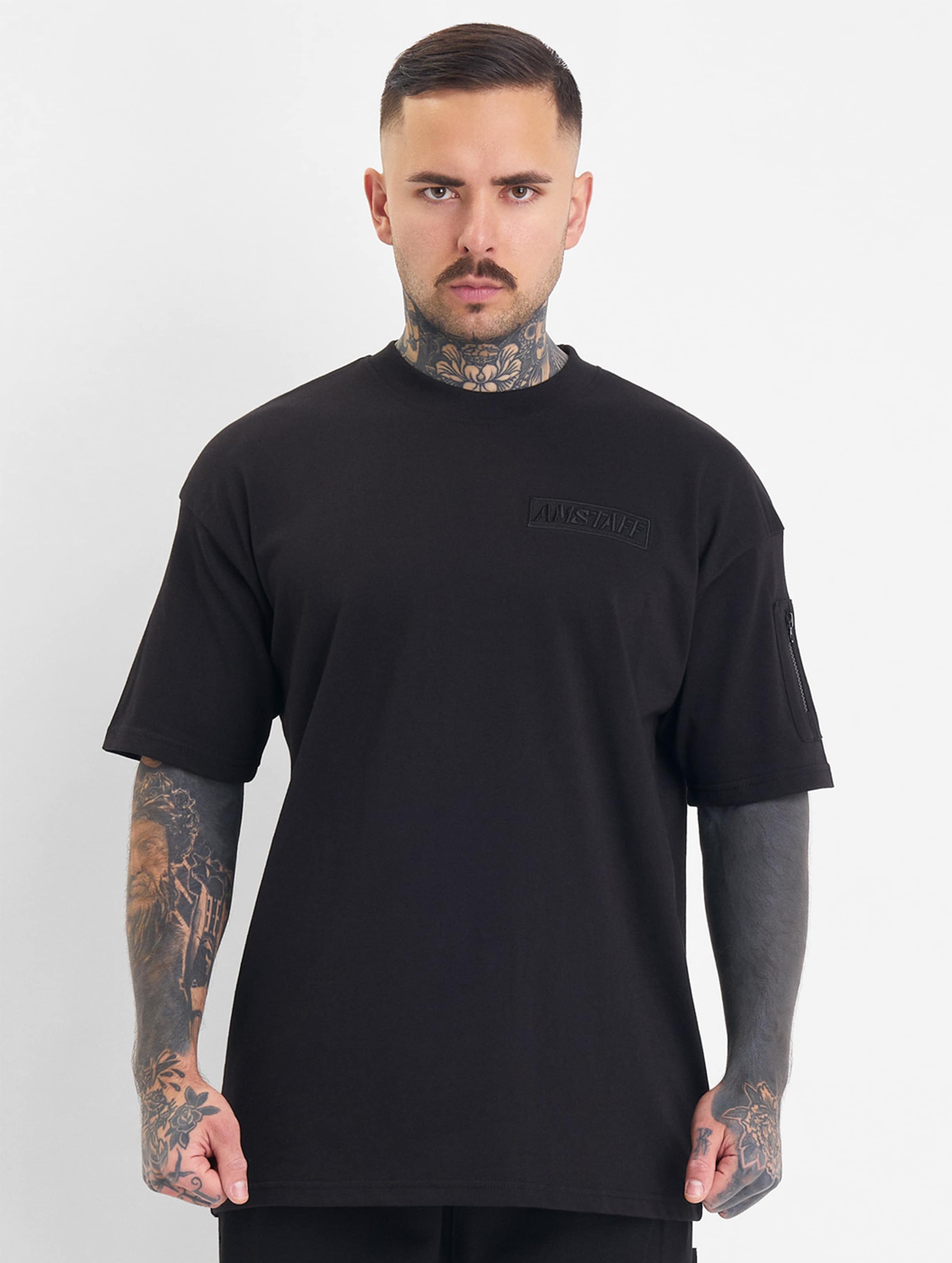 Amstaff Renaska T-Shirt Mannen op kleur zwart, Maat S