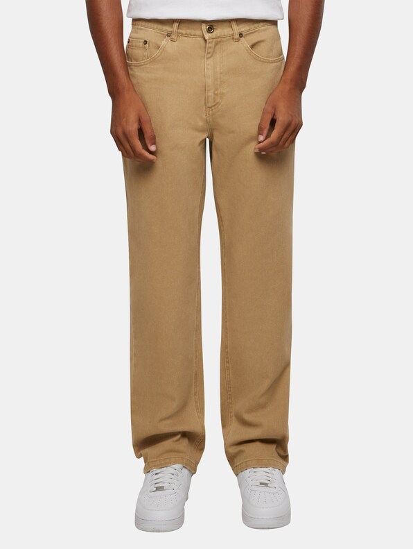 Script Logo Overdye Distressed Denim-2