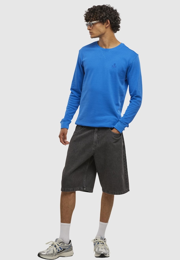 Anchor Sign EMB Light Crew Sweatshirt-3