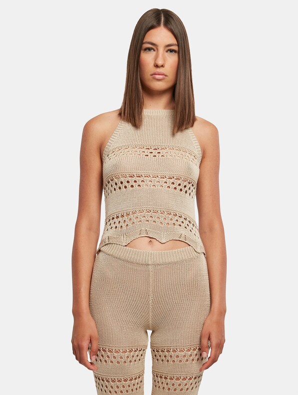 Ladies Short Crochet Knit Neckholder-2