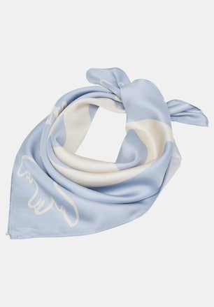 AC Lettering Silk Scarf