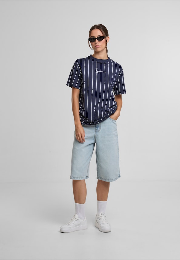 Signature Pinstripe Os T-Shirt-2