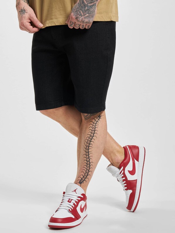 Denim Project Dpreg. Fit Shorts Black Stone-0